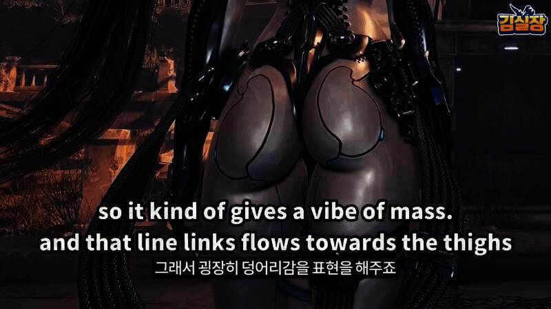 现场投影显示不同性别臀部对比图