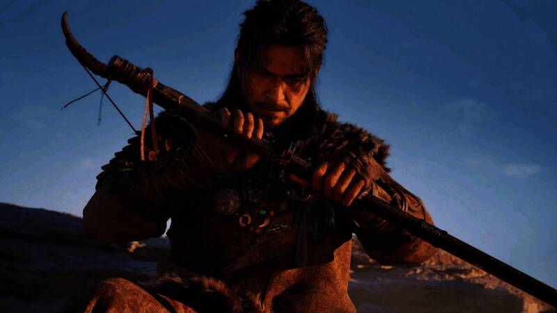 角色战斗特写,突出武器与动作细节表现力