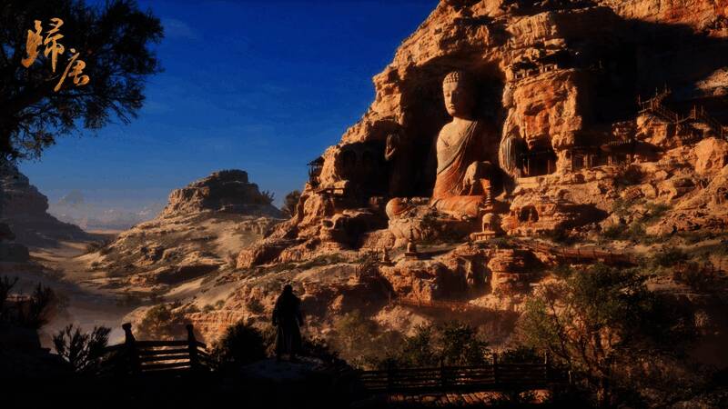 远景地图构图,展现广阔世界与细腻环境刻画