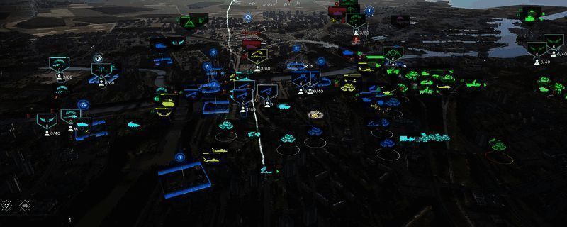 《断箭》游戏战斗画面,战场上两军激烈交火,炮火四起,气氛紧张