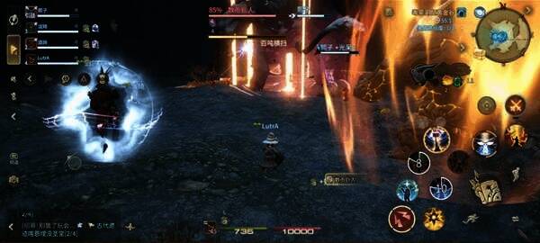 BOSS释放270度环形AOE,随机锁定一名玩家