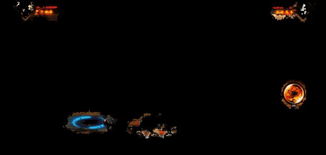 蛤蟆油弹与火遁炎弹连击动画演示