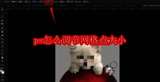 Photoshop软件界面展示,顶部菜单栏清晰可见