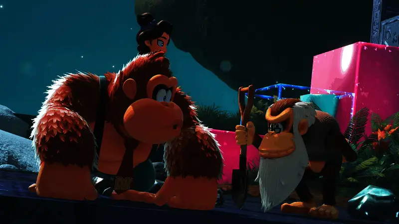 角色站在高塔顶端俯瞰整个地图的广角镜头画面