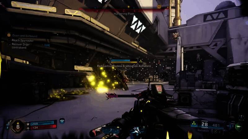 载具在野外高速奔驰，玩家正在进行追击任务