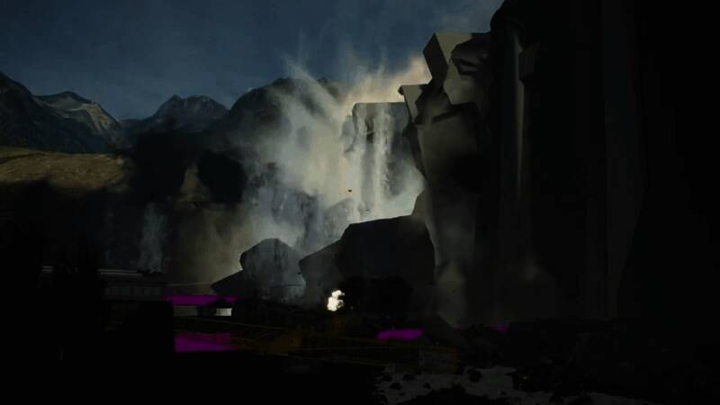 角色在复杂地形中进行战术规避与进攻