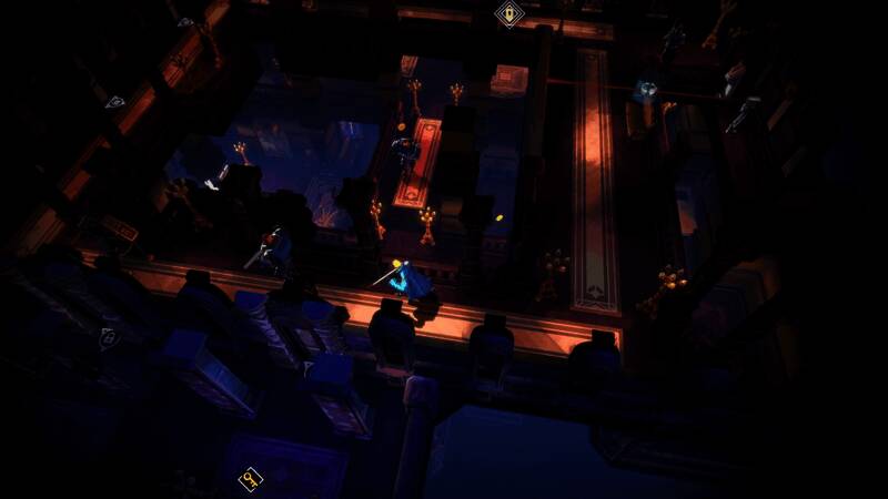 旅馆场景中角色小心翼翼穿梭于走廊,营造紧张潜行氛围