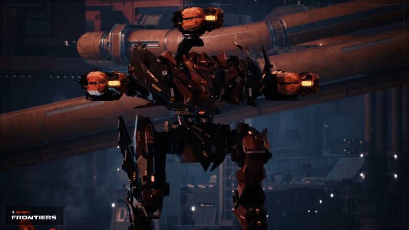 Loki机甲启动全息诱饵效果演示画面