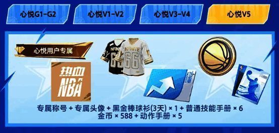 心悦V5用户注册礼展示,包含限定头像与称号