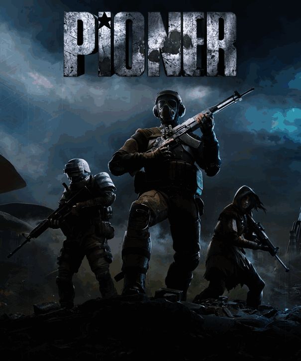 《荒原先驱》试玩截图，展示塔尔塔罗斯岛的废墟环境与异常现象特效