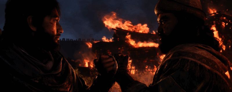 游戏《归唐》主视觉图,展现主角持剑而立的英姿