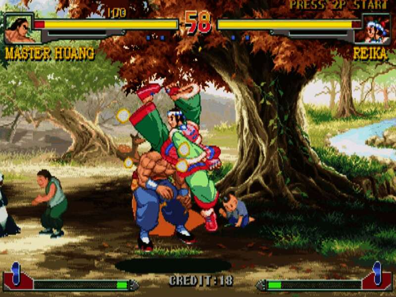 战斗场景截图,展示角色连招与技能释放效果