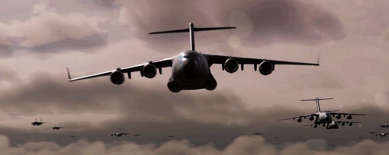 《断箭》游戏中空中战斗激烈场景,多架飞行器在高空对峙,背景为战火纷飞的战场