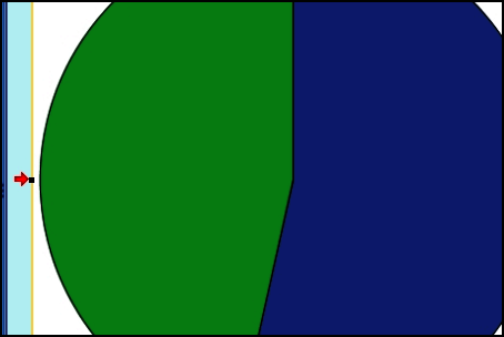 初步生成的饼图界面,右键菜单提示可进行编辑操作