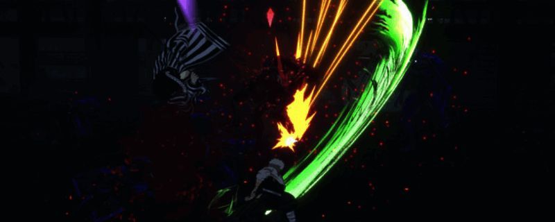 主角炭治郎持日轮刀战斗的高燃画面,光影效果逼真