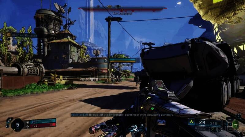 战斗胜利画面,角色站在废墟中庆祝击败强敌