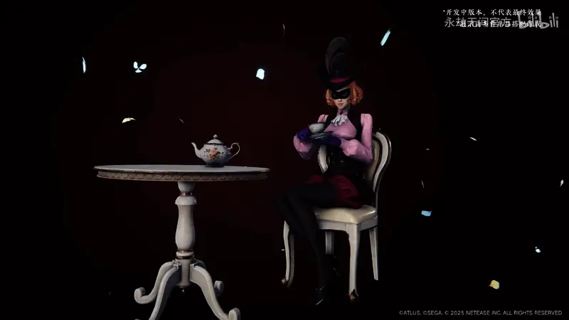 《永劫无间》×《女神异闻录5R》联动实机截图 - 奥村春NOIR技能释放瞬间