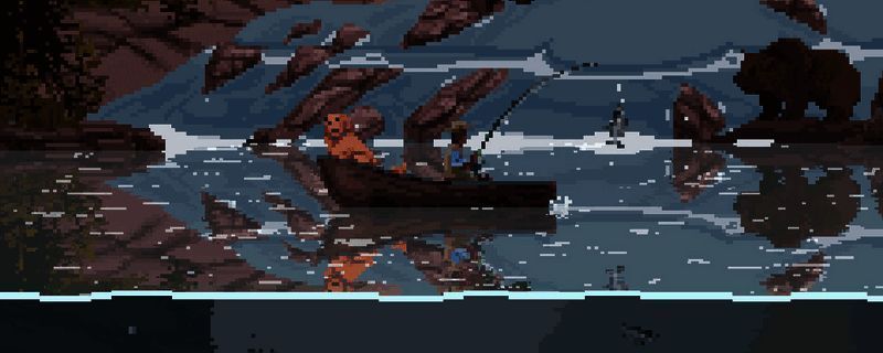 《Cast n Chill》游戏界面展示,玩家正在进行钓鱼操作