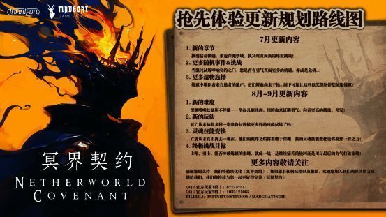 游戏地图与Boss战预告界面，展示即将更新的内容