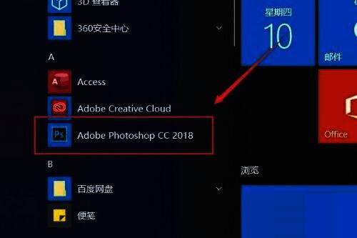 Photoshop主界面操作示意图