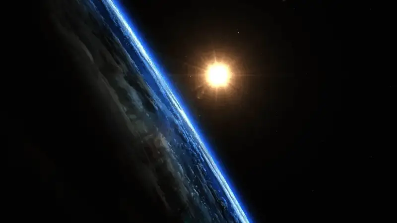 《Climate Station》游戏界面展示地球变化过程