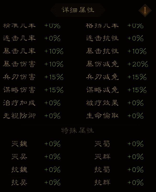 武将天赋界面展示黄忠的弓骑兵特性和近战反击能力