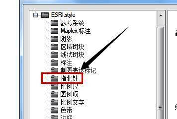 指北针子目录下的样式预览图集合