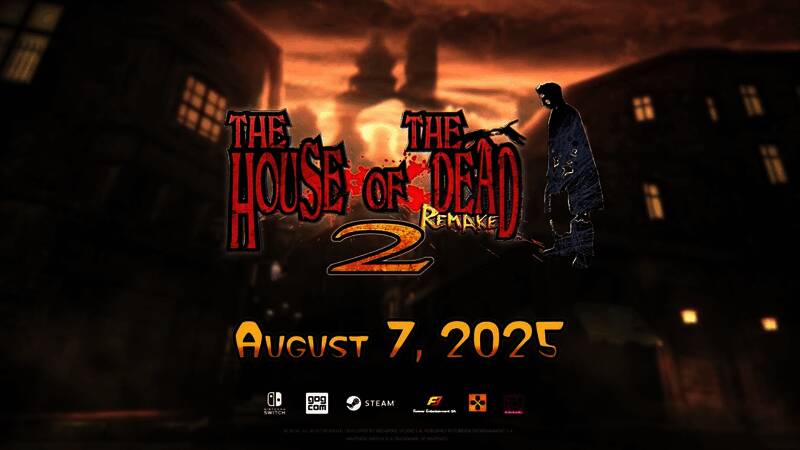 《死亡之屋2:重制版》游戏画面展示,僵尸群与主角激烈对抗,光影效果逼真