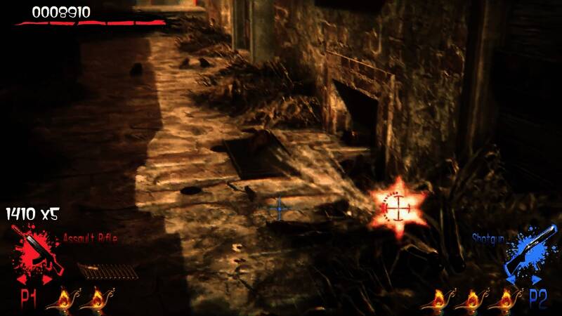 Boss登场画面,巨型变异生物张牙舞爪