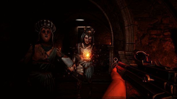 游戏内武器升级界面，展示多种可选技能树与强化路径