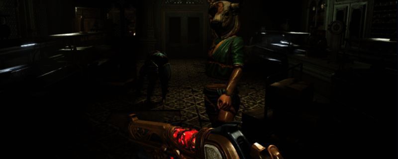 《炼魂之地：神偶剧院》游戏封面图，展示主角手持武器面对诡异木偶的惊悚场景