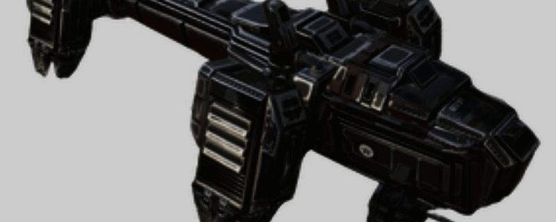 《绝地潜兵2》炮艇空中飞行画面，机身四周可见四个喷气引擎结构