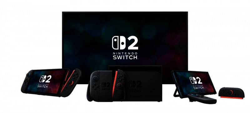 任天堂Switch 2主机包装盒与配件展示图