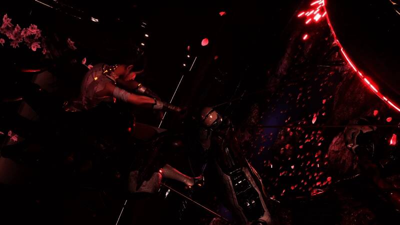 伊芙在雪地场景中回眸一笑，背景是飘落的雪花与柔和灯光