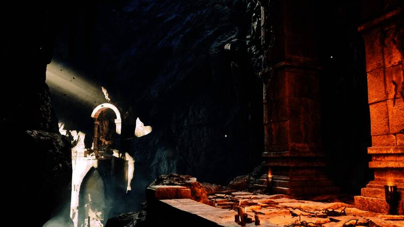 城市街巷中的潜行任务,主角隐匿于阴影之中