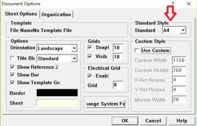 Protel99se打印边距设置界面截图