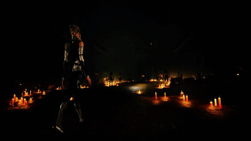 角色设计草图，展现古典与现代结合的美术风格