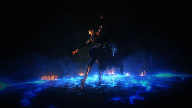 环境细节展示，精致的场景建模与光影效果