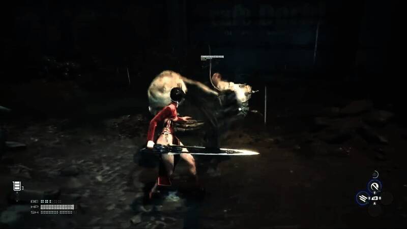 战斗场景特写，角色技能释放瞬间，特效绚丽，环境破坏效果细腻