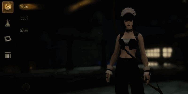 拍照界面功能说明图,突出显示九宫格辅助线与阴影调节选项