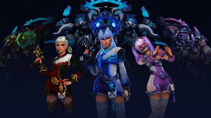 猛虎D.Va神话皮肤各阶段展示图,从简约战甲到觉醒虎灵附身特效