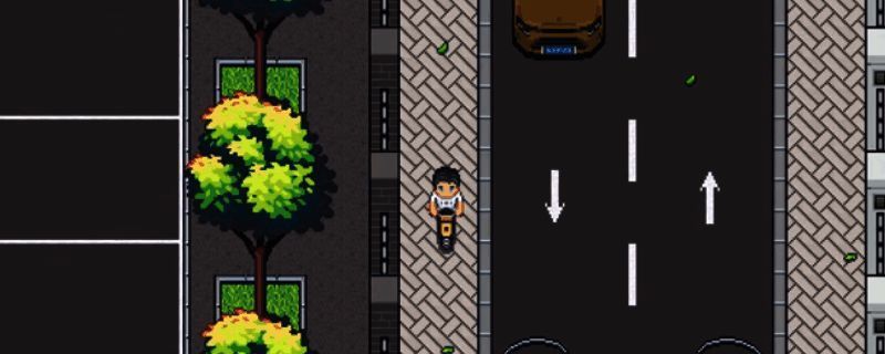 江城大赢家市民对决场景，角色正在进行紧张激烈的对战，背景为都市街道环境