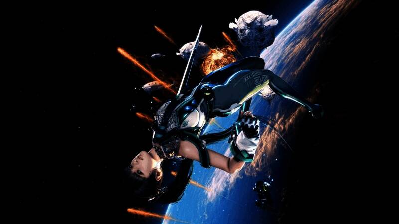 《剑星》游戏场景展示，未来科技风格的城市背景与角色战斗画面