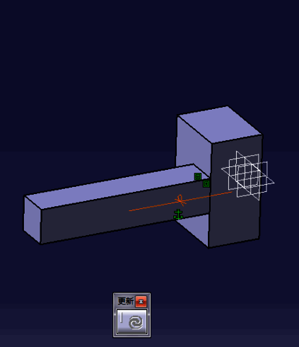 最终装配效果展示，各零件之间约束关系明确