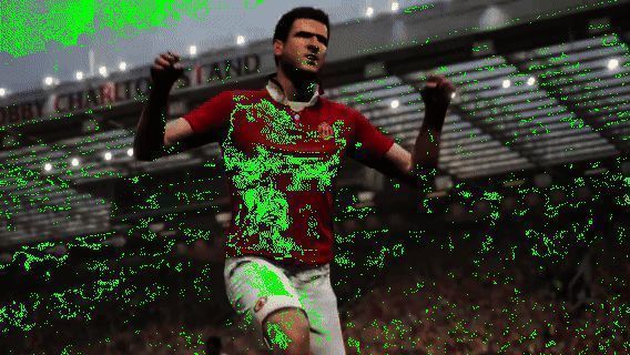 坎通纳禁区外一脚劲射破门瞬间