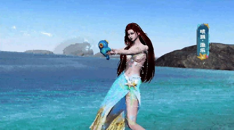 喷溅水枪礼盒展示,两款水枪造型独特,小章鱼水枪尤为可爱