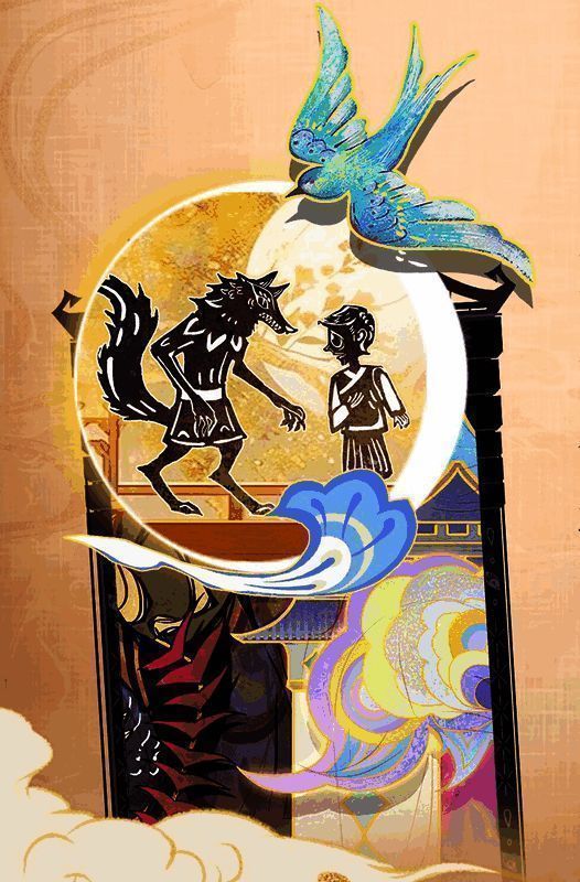 联动主视觉图,呈现传统皮影与游戏角色的完美融合