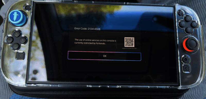 另一名玩家上传的封禁提示截图