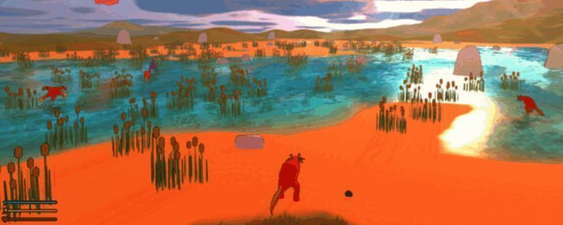 《适应进化》游戏封面图，展示核心玩法元素与卡通风格画面