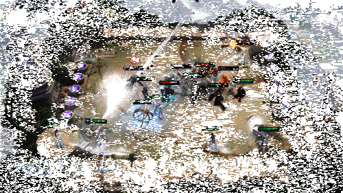 自走棋战斗动态演示,角色释放技能瞬间特效震撼